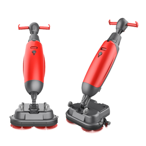 Machine de nettoyage de sols pliable sans fil double brosse de haute qualité pour petites surfaces - Product Image 2