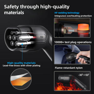 Cable <span class=keywords><strong>de</strong></span> <span class=keywords><strong>Carga</strong></span> para Vehículos Eléctricos ELEGRP, Estándar Europeo CE, Personalizado para Uso Doméstico, Tipo 2, Portátil, 32A, con Bolsa <span class=keywords><strong>de</strong></span> Transporte Gratuita - Product Image 3