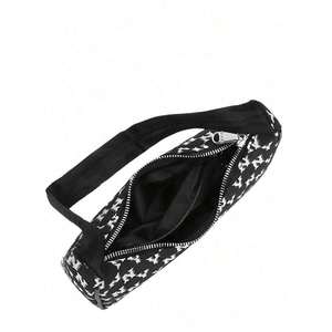 Sac Hobo pour femme en nylon, moyen, résistant à l'eau, avec décoration en lettres, sac à bandoulière pour les vacances - Product Image 5