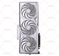 Nouvelle carte graphique de jeu pour ordinateur de bureau RTX5090D V2 Vulcan OC 24 Go blanche avec ventilateur