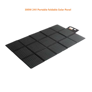 แผงโซลาร์เซลล์แบบพับได้ 300W 320w 350w 24V ชนิดโมโนคริสตัลไลน์ แบบพกพา ผลิตจากโรงงาน ขายส่ง - Product Image 1