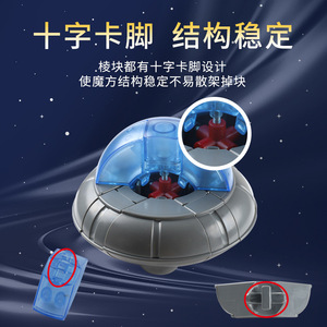 Cubo de Rubik UFO Fanxin 3x3, Juguete Educativo para Estimular el Cerebro, para Niños de 8 a 13 Años, Unisex - Product Image 5