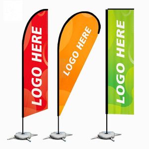 Customized Durable Beach Knife <b>Flag</b> Outdoor Sports Games Race Wind Flying Advertising Banner Beach <b>Flag</b> - Product Image 4