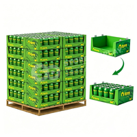 Présentoir de palettes en carton ondulé préemballé haute qualité pour PDQ, conforme aux normes de vente au détail, pour le marché américain