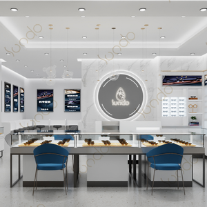 Tùy chỉnh sản phẩm quang cửa hàng trang trí hiện đại quang cửa hàng thiết kế nội thất kính cửa hàng bán lẻ hiển thị - Product Image 2