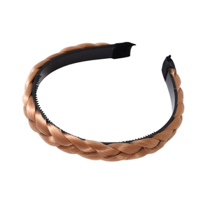 Bandeau tressé Danae pour femme, réglable, couleur unie, style décontracté et tendance, pour usage quotidien - Product Image 1