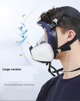 Full Face Cbrn nbc Gas Filter Black Mask Respirator Tactical Anti Nuclear Radiation Bong Tear Russian Kids with Oxygen tank