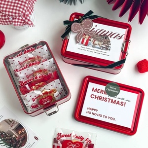 Caja de hojalata personalizada del fabricante, caja de hojalata de Metal para regalo, dulces, postres, pasteles, galletas, caja de lata de embalaje - Product Image 3