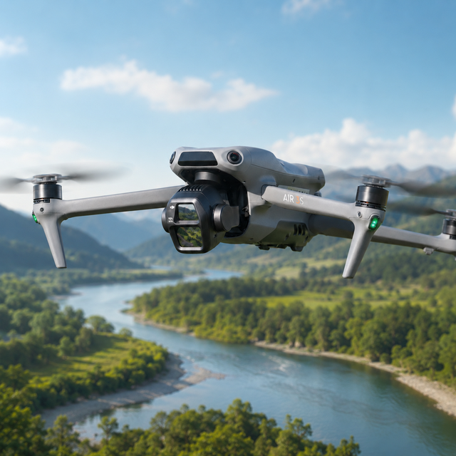 Professional Air 3S RC-N3 Drones Fly More Kit Dual-Camera 4K HDR Forward LiDAR Obstacle Avoidance 45-Min Flight UAVs