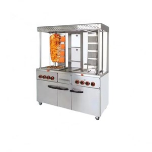 Commercial Gas Rotary Doner Kebab Shawarma Machine for Restaurant <b>Bbq</b> Rotary Kebab Option Street Food Equipment - Product Image 4