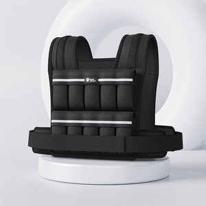 سترة تدريب على القوة قابلة للتعديل مخصصة مع أوزان حديدية سترة تمارين رياضية مرجحة لتدريب الرجال - Product Image 1