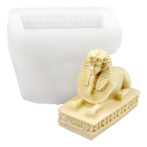 Twller Eco-Friendly Egypt <strong>Pyramid</strong> Pharaoh Scented Candles Silicone Mold for Plaster DIY Creative Moule En Silicone Pour Bougie - Product Image 5