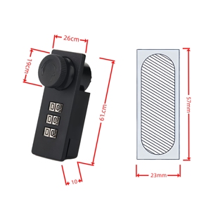 High Security Keyless ANSI Grade 3 Anti-Theft 3-Digit Mechanical Combination <b>Cabinet</b> Lock Polished Finish for <b>File</b> <b>Cabinet</b> - Product Image 5