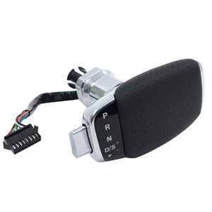 Universal Car Gear <b>Shift</b> <b>Knob</b> Led Aluminum Alloy Ergonomic Perforated Leather Automatic Transmission Universal Fit - Product Image 4