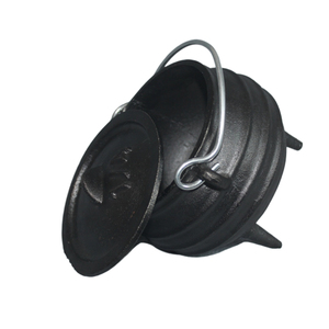 Mini <span class=keywords><strong>caldero</strong></span> redondo <span class=keywords><strong>de</strong></span> 3 patas, <span class=keywords><strong>olla</strong></span> <span class=keywords><strong>de</strong></span> <span class=keywords><strong>hierro</strong></span> <span class=keywords><strong>fundido</strong></span> sudafricano para acampar, fábrica <span class=keywords><strong>de</strong></span> cocina, Material <span class=keywords><strong>de</strong></span> Metal al por mayor - Product Image 2