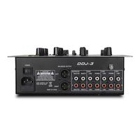 Système de sonorisation DJ professionnel 3 canaux USB DDJ-3 - Carte son audio Bluetooth, lecteur MP3, contrôleur DJ pour studio et scène