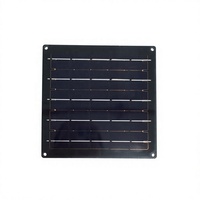 Panneaux solaires monocristallins HJT de petite taille OEM 2W 3V 5V 6V personnalisés pour application IoT, dispositif de capteur extérieur