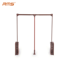 Vente chaude matériel de meubles à un niveau multifonctionnel fermeture en douceur mobile tirer garde-robe ascenseur avec rail de cintre - Product Image 1
