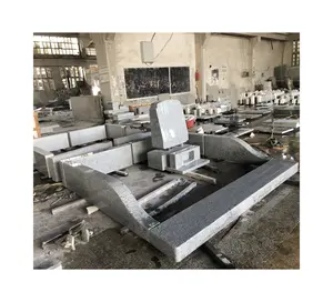 <span class=keywords><strong>Monuments</strong></span> de granit gris classique Pierre tombale de granit Pierre tombale de cimetière Pierre tombale et monument - Product Image 1