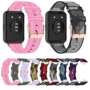 Correa de reloj trenzada de nailon para <span class=keywords><strong>Huawei</strong></span> <span class=keywords><strong>Watch</strong></span> <span class=keywords><strong>Fit</strong></span> 2 Correa de reloj Reemplazo ajustable para <span class=keywords><strong>Huawei</strong></span> <span class=keywords><strong>Watch</strong></span> <span class=keywords><strong>Fit</strong></span> 2 <span class=keywords><strong>Active</strong></span> - Product Image 1