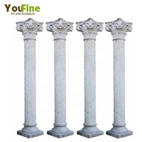 Colonne en marbre grec antique de haute qualité sur mesure pour la construction