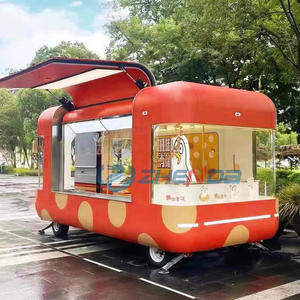 Rimorchio con Postazione Operativa, Mini Food Truck Mobile, Cucina per Frittura Profonda, Ristorante Retrò, Acquista Food Truck - Product Image 3