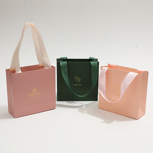 Bolsa de Compras de Papel de Arte con Impresión Colorida y Logotipo Personalizado, Bolsa de Regalo Plegable para Ropa, Joyería y Embalaje - Product Image 6