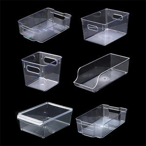 Usine En Gros Clair Réfrigérateur Boîtes De Rangement Comptoirs De Cuisine Acrylique Économiser De L'espace Réfrigérateur Organisateur Boîte - Product Image 2