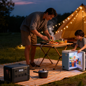 Premium 1200W Portable Power Station 1024Wh/1030.4Wh Battery 220V MPPT Controller Large Capacity Camping Home Emergency - Product Image 4