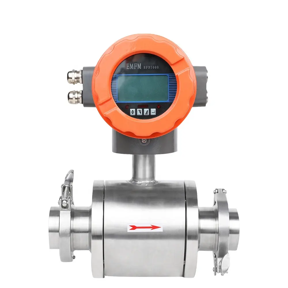 Flow Meter Digital untuk Molasses 4-20mA Digital Peak Flow Meter Debit Flow Meter