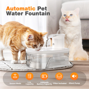 Smart Sensor Pet <b>Water</b> <b>Dispenser</b> 2.5L With Filter <b>Automatic</b> Fountain For Cats And Dogs White - Product Image 3