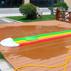 Trượt nước <span class=keywords><strong>Inflatable</strong></span> cho trẻ em người Lớn Vườn đua đơn trượt nước Mat mùa hè phun nước đồ chơi cho ngoài trời cỏ trò chơi - Product Image 6