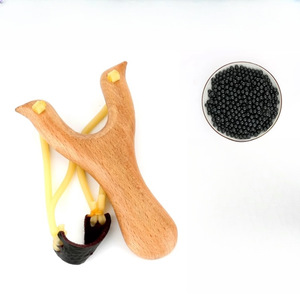 Slingshot en bois de hêtre, fait main, jouet d'extérieur pour enfants de 8 à 13 ans, unisexe, pour jeux sportifs - Product Image 1