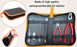 Kit d'outils de <span class=keywords><strong>découpe</strong></span> de verre DIY, coupe-verre premium et pince à briser avec embout en caoutchouc pour mosaïques et travaux de fusion de verre - Product Image 6