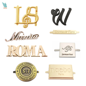 Custom Engraved Zinc Alloy Metal <b>Name</b> Tag Handbag Logo Labels <b>Plate</b> for Bags Shoes Luggage with Letter Pattern - Product Image 2