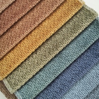Tissu d'ameublement chenille tissé 100 % polyester confortable, résistant à l'abrasion, couleur unie, marque MingHe, 250 GSM, pour textile de maison