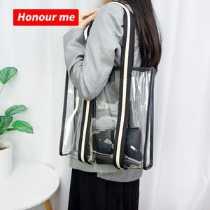 <span class=keywords><strong>Sac</strong></span> de maquillage en gros, <span class=keywords><strong>sac</strong></span> fourre-tout transparent en PVC, approuvé pour les stades, <span class=keywords><strong>sac</strong></span> fourre-tout transparent imperméable en plastique, <span class=keywords><strong>sac</strong></span> fourre-tout transparent - Product Image 4