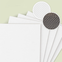 Boîtes de rangement en carton kraft brun léger, écologiques, antichoc, double face, pour organiser les tissus et les fournitures.