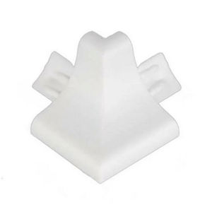 Connecteur externe pour profil hygiénique rigide, 5 pièces, joint d'angle blanc, matériel de salle de bain - Product Image 1