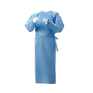 Batas Quirúrgicas Desechables Personalizadas de Alta Calidad para Hospital, Batas Médicas de SMS No Tejido - Product Image 2
