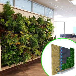 Modules de jardin vertical à irrigation automatique – <span class=keywords><strong>Mur</strong></span> <span class=keywords><strong>végétal</strong></span> DIY facile pour la maison et le bureau - Product Image 3