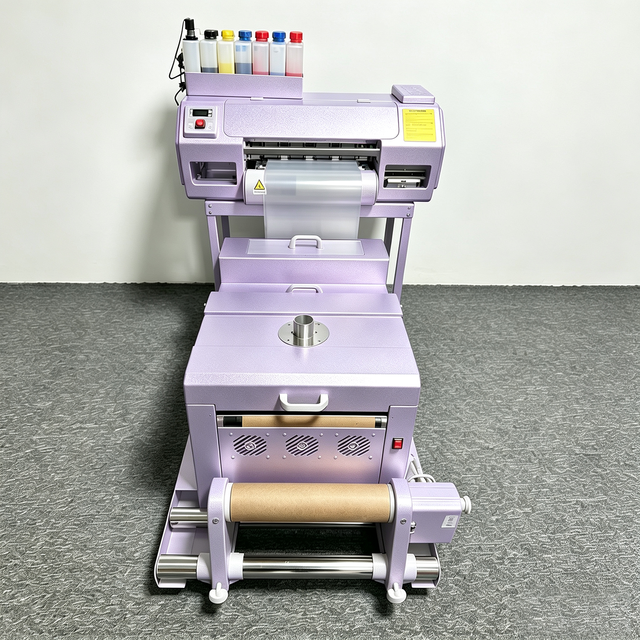 Pro-colored K13 Dual i1600 DTF Printer Clothes Printing Machine 13" A3 & Oven Premium Pink For Football Jersey Uniforms Printing