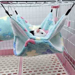 Hamaca colgante personalizada de doble capa, saco de dormir de ardilla, hamaca de hámster, jaula cálida para animales pequeños - Product Image 6