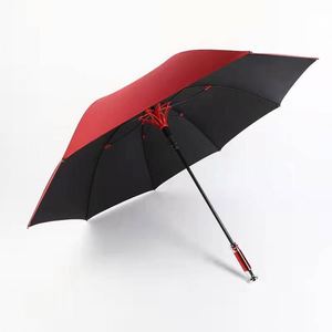 Parapluie de golf personnalisé QM avec logo imprimé, motif par sublimation, faible MOQ, cadeau promotionnel d'entreprise, parapluie transparent à ouverture automatique - Product Image 1