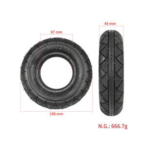 Pneus solides en caoutchouc pour patinette durables et fiables 200x50 pour applications lourdes - Product Image 2