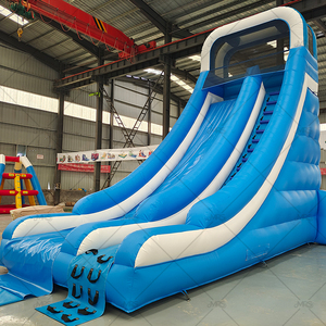 Thương mại cấp <span class=keywords><strong>Inflatable</strong></span> lâu đài trượt nước cho người lớn và trẻ em ướt và khô thiết kế cho sân sau hồ bơi sử dụng - Product Image 2