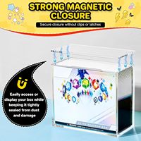 Boîtier de protection ETB en acrylique transparent de 5 mm, ultra anti-poussière et étanche, compatible avec les boîtes d'entraînement Elite (montage sur table)
