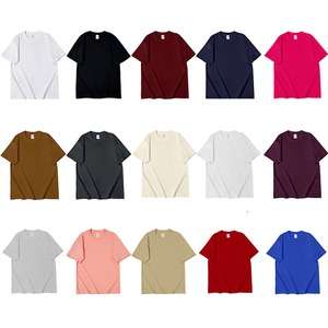 RUICHI Custom Print 200 Gsm <strong>Summer</strong> Cotton Crew Neck Women's <strong>T</strong> <strong>Shirt</strong> Couple <strong>Shirts</strong> for <strong>Men</strong> - Product Image 1