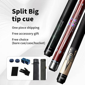 Taco <span class=keywords><strong>de</strong></span> Snooker Desmontable con Punta Grande para <span class=keywords><strong>Billar</strong></span> <span class=keywords><strong>Americano</strong></span>, Taco <span class=keywords><strong>de</strong></span> Pool <span class=keywords><strong>de</strong></span> Arce en Stock con Estuche para Club <span class=keywords><strong>de</strong></span> <span class=keywords><strong>Billar</strong></span> - Product Image 1