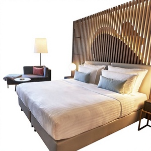 Set Camera da Letto in Legno Massello di Quercia Francese Stile Americano Moderno, Letto King & Queen Size per Camera Principale, Villa e <span class=keywords><strong>Hotel</strong></span> - Product Image 6